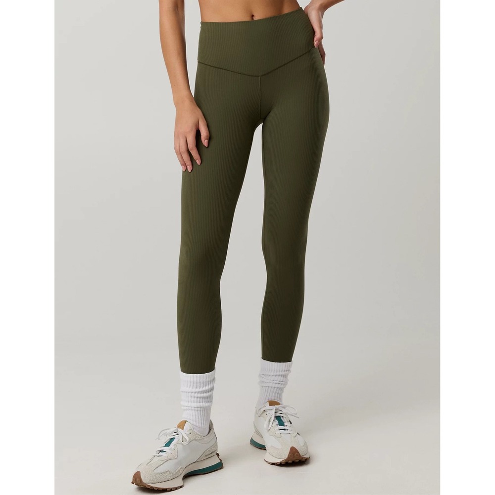 OFFLINE by Aerie Real Me 7/8 High Rise Leggings Olive Green XS